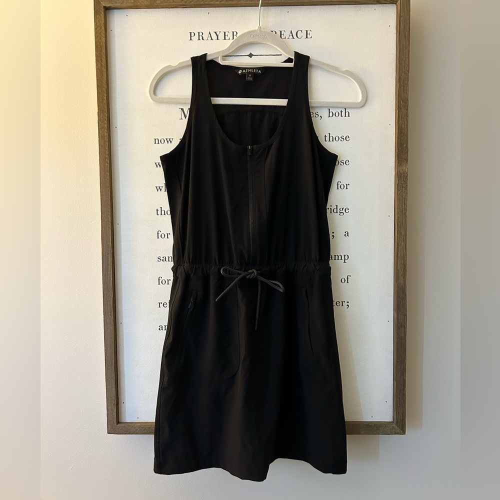 Black athleta dress
